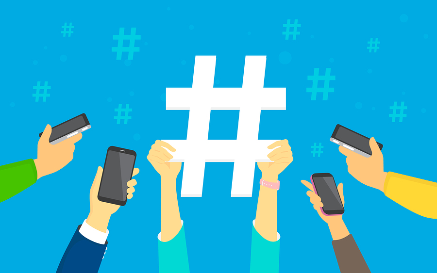 Cual es la mejor forma de usar hashtags en twitter facebook e instagram
